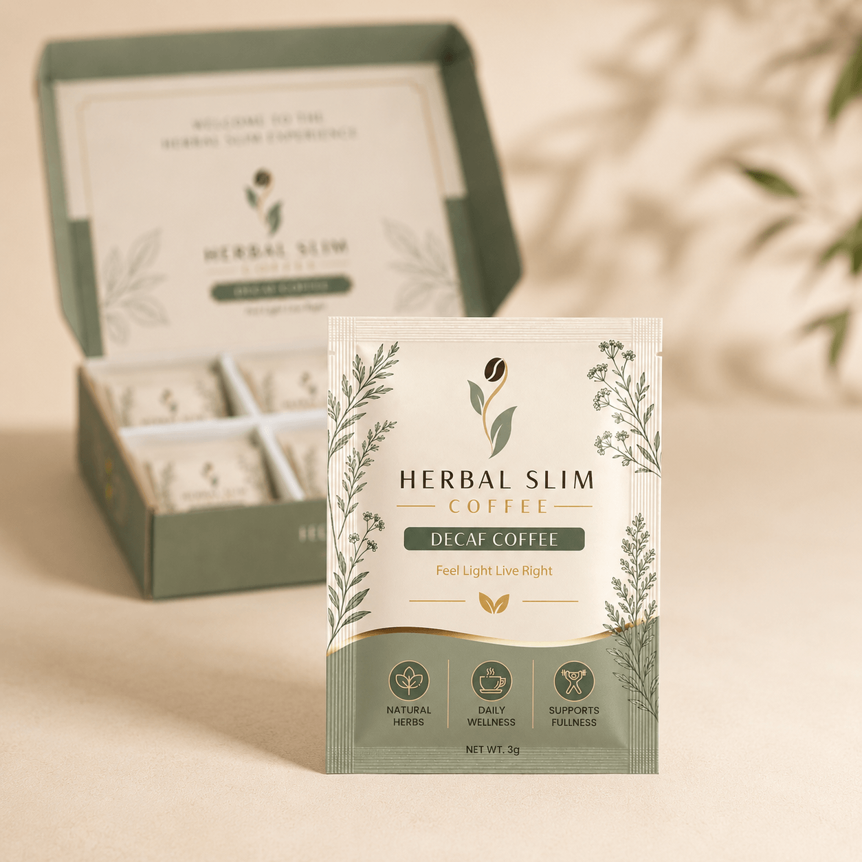 Herbal Slim Coffee - decaffeinated