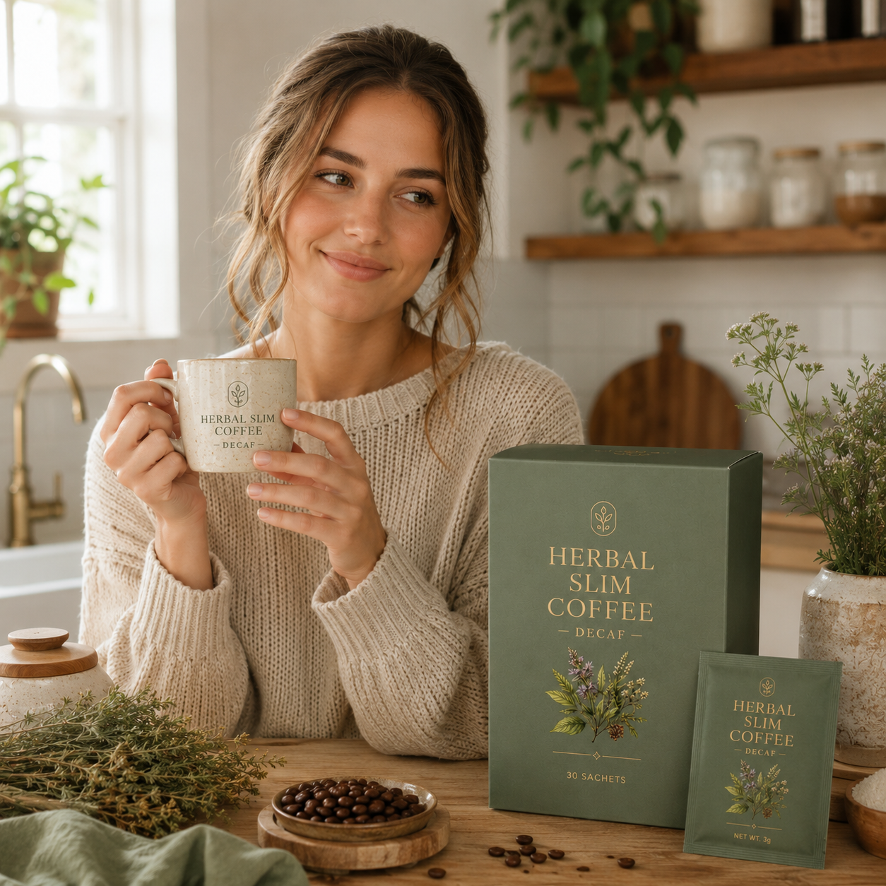 Herbal Slim Coffee - decaffeinated