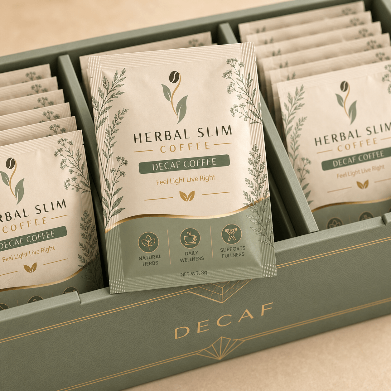 Premium Herbal Slim Coffee - Decaffeinated