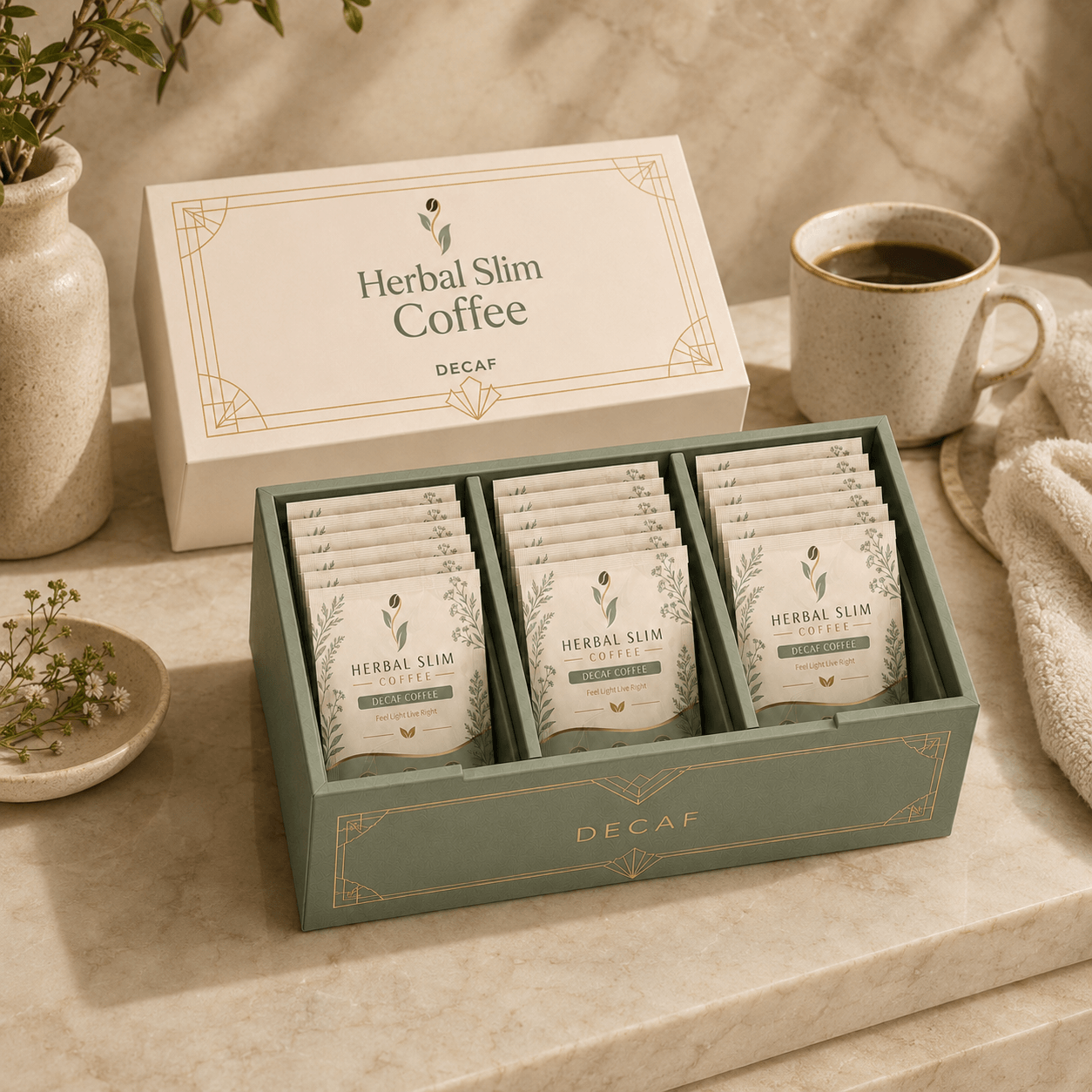 Premium Herbal Slim Coffee - Decaffeinated