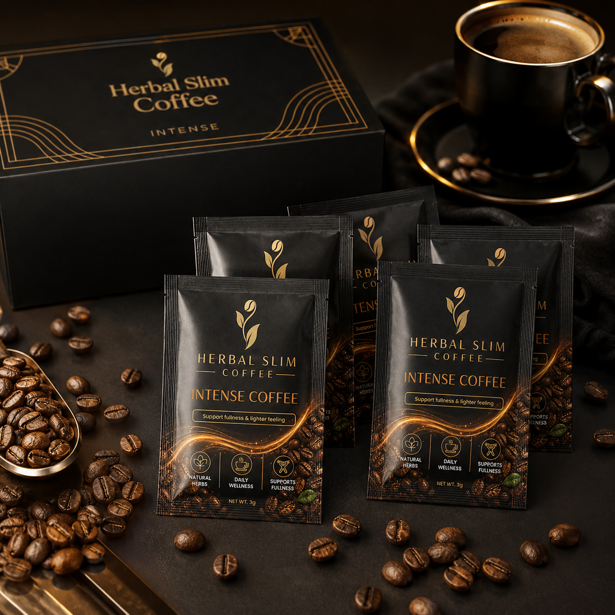 Premium Herbal Slim Coffee - Intensive