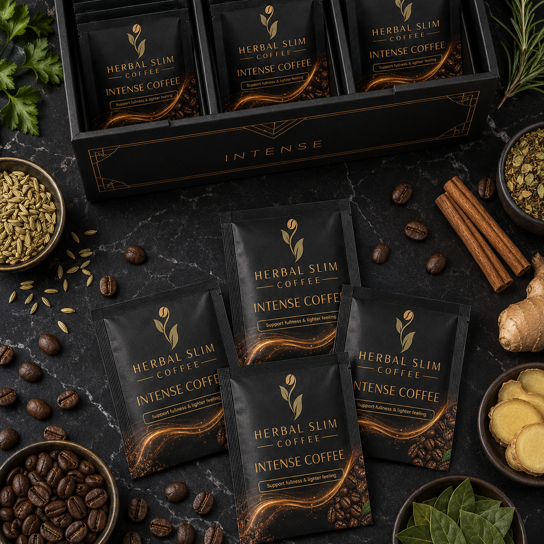 Premium Herbal Slim Coffee - Intensive